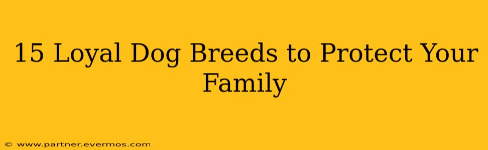 15 Loyal Dog Breeds to Protect Your Family