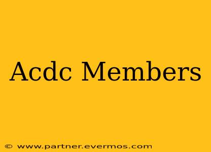 Acdc Members