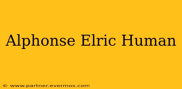 Alphonse Elric Human