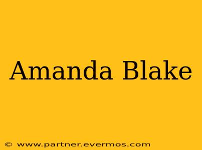 Amanda Blake