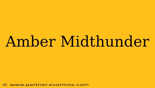 Amber Midthunder