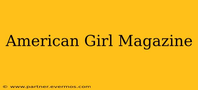 American Girl Magazine