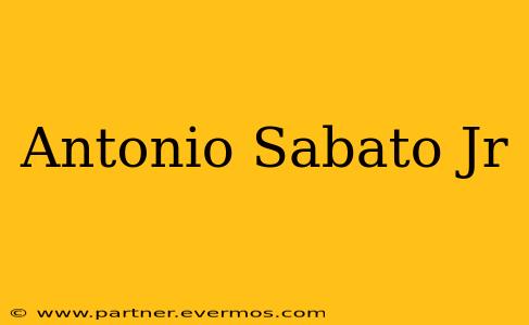 Antonio Sabato Jr