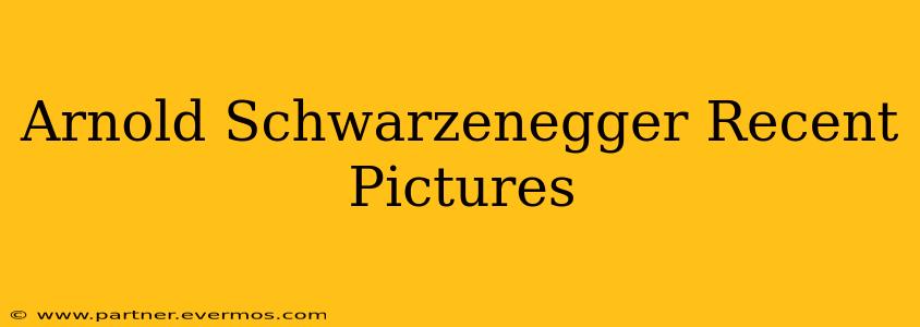 Arnold Schwarzenegger Recent Pictures