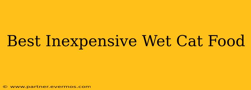 Best Inexpensive Wet Cat Food