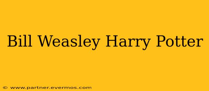 Bill Weasley Harry Potter