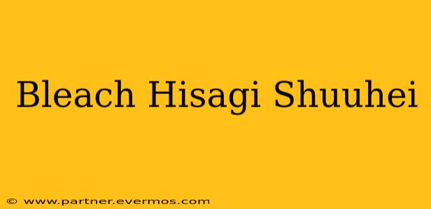 Bleach Hisagi Shuuhei