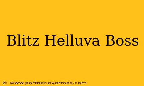 Blitz Helluva Boss