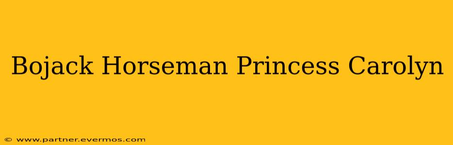 Bojack Horseman Princess Carolyn