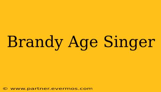 Brandy Age Singer