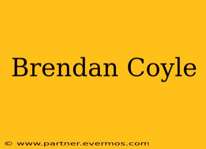 Brendan Coyle