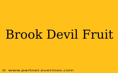 Brook Devil Fruit