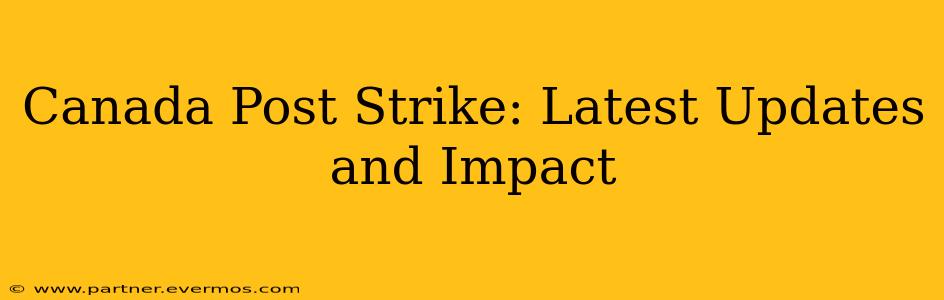 Canada Post Strike: Latest Updates and Impact