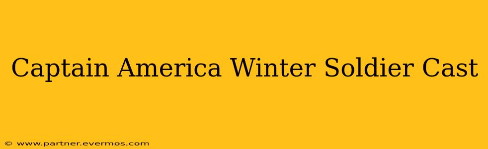 Captain America Winter Soldier Cast