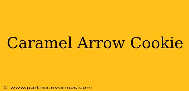 Caramel Arrow Cookie