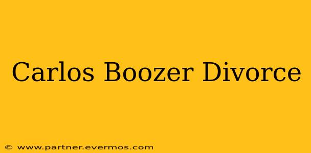 Carlos Boozer Divorce