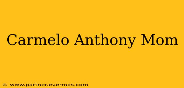 Carmelo Anthony Mom