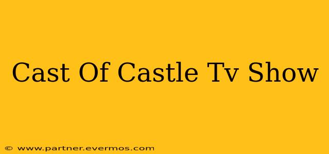 Cast Of Castle Tv Show