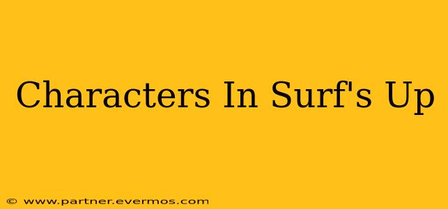Characters In Surf's Up