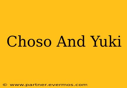 Choso And Yuki