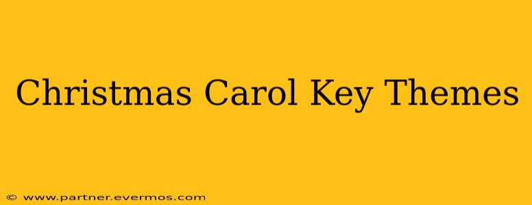 Christmas Carol Key Themes