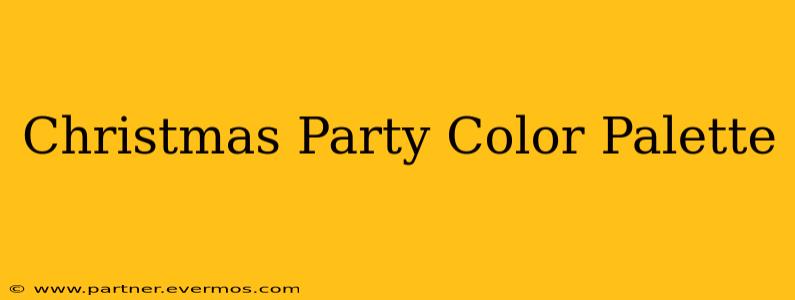 Christmas Party Color Palette