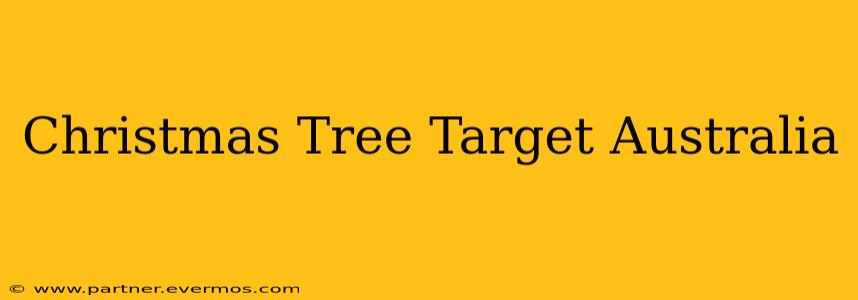 Christmas Tree Target Australia