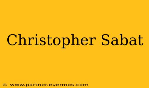 Christopher Sabat