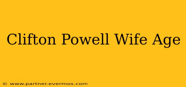 Clifton Powell Wife Age
