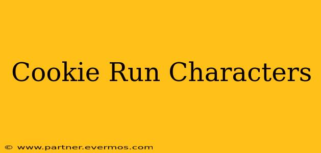 Cookie Run Characters