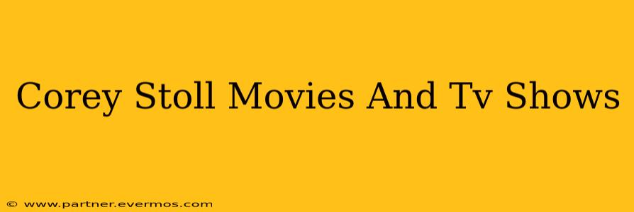 Corey Stoll Movies And Tv Shows