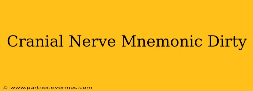 Cranial Nerve Mnemonic Dirty