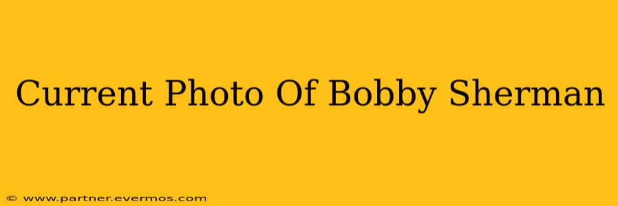 Current Photo Of Bobby Sherman