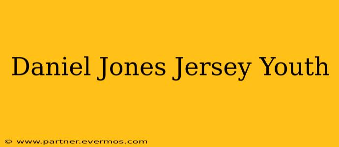 Daniel Jones Jersey Youth
