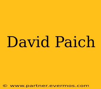 David Paich
