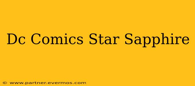 Dc Comics Star Sapphire