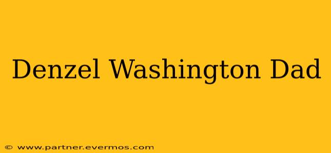Denzel Washington Dad
