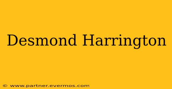 Desmond Harrington