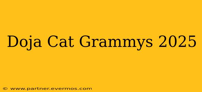 Doja Cat Grammys 2025