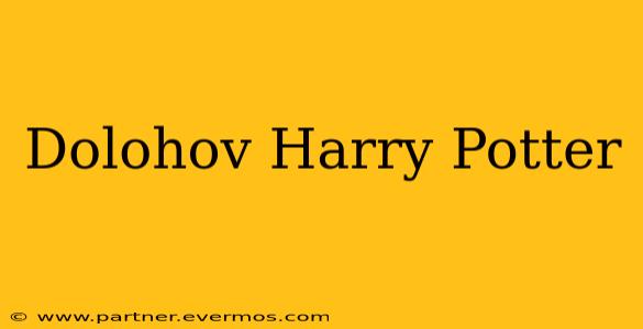 Dolohov Harry Potter