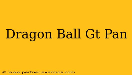 Dragon Ball Gt Pan