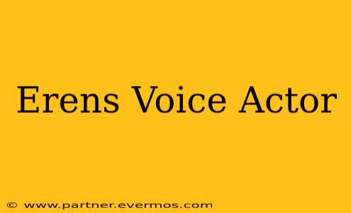 Erens Voice Actor