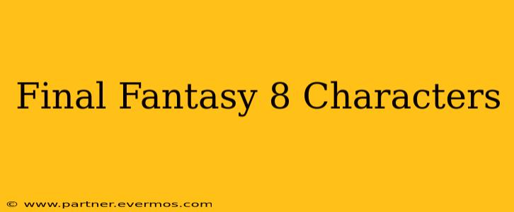 Final Fantasy 8 Characters