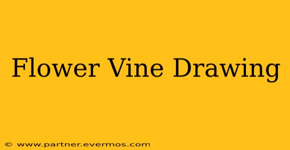 Flower Vine Drawing