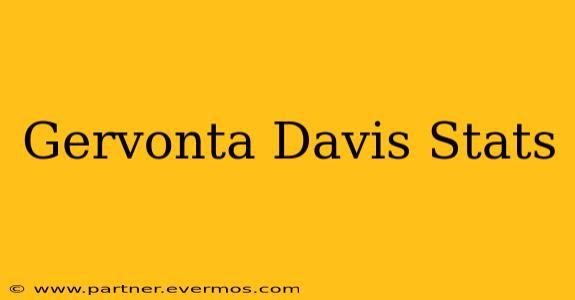 Gervonta Davis Stats