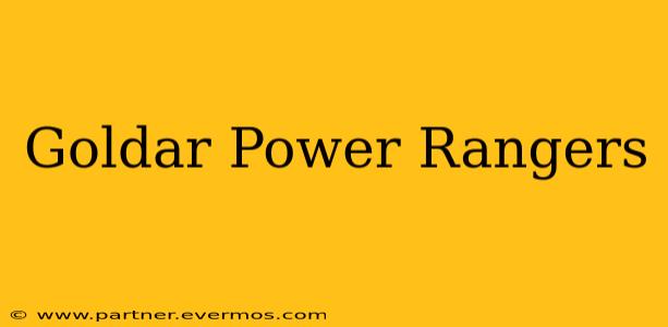 Goldar Power Rangers