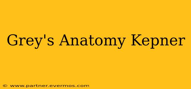 Grey's Anatomy Kepner