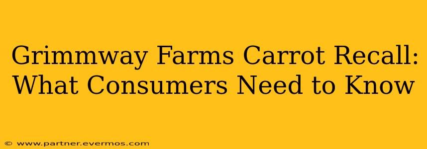 Grimmway Farms Carrot Recall: What Consumers Need to Know