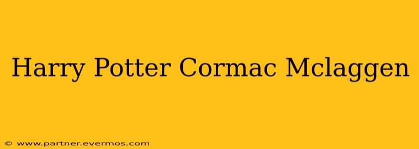 Harry Potter Cormac Mclaggen