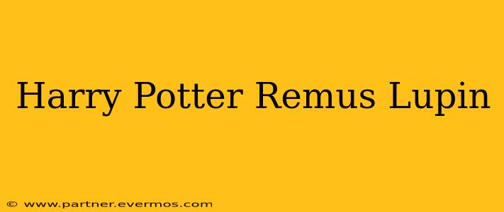 Harry Potter Remus Lupin
